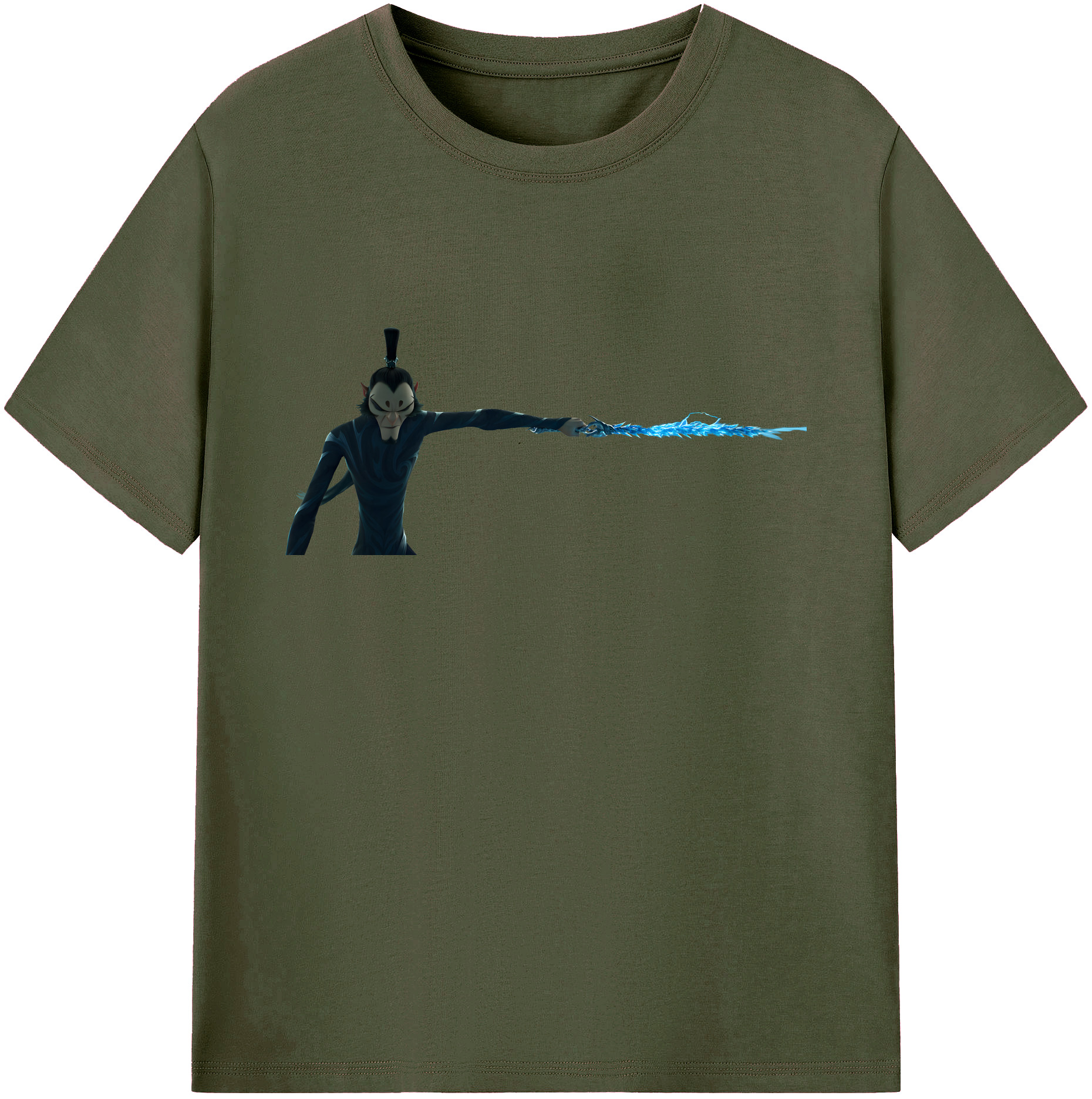 （画像用） Ne Zha 2 ナタ 魔童の大暴れ 綿100％ メンズ半袖Tシャツ｜肌触りやわらか＆通気性